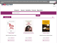 Tablet Screenshot of bookszpan.pl